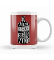 Vino Solo Bueno Kupa Bardak Porselen