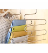 Pazarız 5 Katlı Metal Düzenleyici Askı Pantolon Bluz Elbise Eşarp Askısı