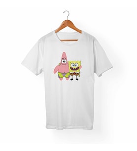 SüngerBob Beyaz Tişört