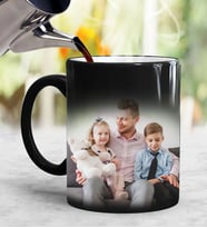 BK Gift Kişiye Özel Fotoğraflı Sihirli Kupa Bardak, Sevgiliye Hediye, Ev Hediyesi, Babalar Günü Hediyesi
