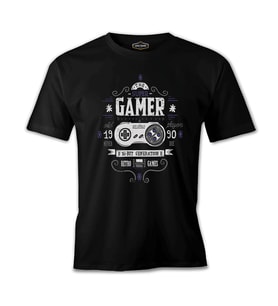 Oyun - 1990 Players Siyah Erkek Tshirt