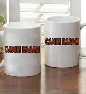Kişiye Özel Canım Babam Kupa Bardak
