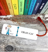 Erkek Diş Hekimi Karikatürü Kitap Ayracı