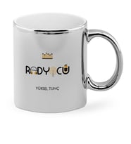 BK Gift Kişiye Özel Mesleki Radyocu Krom Kupa Bardak  1