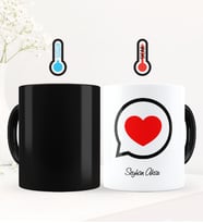 BK Gift Kişiye Özel Sevgili Temalı Sihirli Kupa Bardak - 80