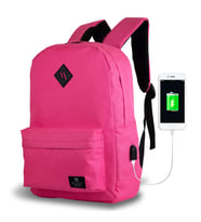 My Valice Smart Bag SPECTA Usb Şarj Girişli Akıllı Sırt Çantası (Pembe)