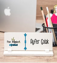 Fen Bilimleri Öğretmeni Masa İsimliği