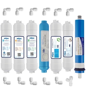 Kapalı Kasa Su Arıtma Cihazı 11li Filtresi AquaFlo Membran Set
