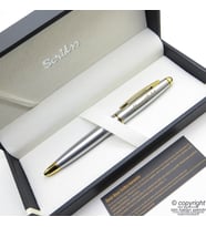 Scrikss 88 Gold Krom Roller Kalem  Scrikss Kalem  İsme Özel Kalem  Hediyelik Kalem