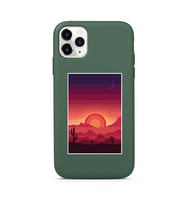 Koyu Yeşil Lansman Telefon Kılıfı Iphone 11 Pro