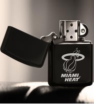 Miami Heat Siyah Benzinli Metal Çakmak