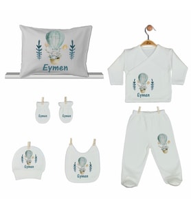 Pia Baby GL 2013 İsme Özel Balonlu Yastık Zıbın Set