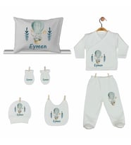 Pia Baby GL 2013 İsme Özel Balonlu Yastık Zıbın Set