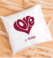 Sevgiliye Hediye Love Tasarımlı Sevgili Yastık