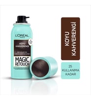 L'Oréal Paris Magic Retouch Beyazlar için Anında Kapatıcı Sprey 75 ml - Koyu Kahverengi