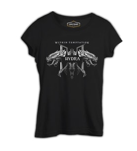 Within Temptation - Hydra Siyah Kadın Tshirt