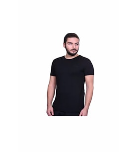 Lotto Erkek Siyah T-Shirt - Soft Tee Pl - R8225