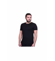 Lotto Erkek Siyah T-Shirt - Soft Tee Pl - R8225