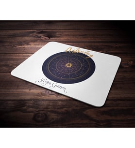 Kişiye Özel Astrolog Tasarımlı Mouse Pad (Renksiz)