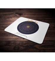 Kişiye Özel Astrolog Tasarımlı Mouse Pad (Renksiz)