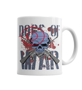 Dogs Of  War Kupa Bardak Porselen