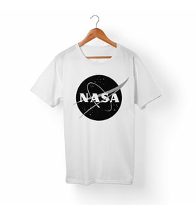 Nasa Çocuk Beyaz Tişört