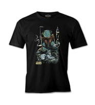 Star Wars - Gun Siyah Erkek Tshirt