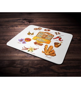 Kişiye Özel Aktar Tasarımlı Mouse Pad (Renksiz)