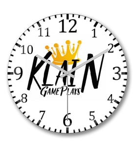 Kgp King Duvar Saati Bombeli Gercek Cam