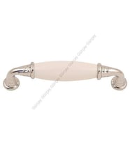 Gürçay Sude Porselen Kulp Krom Düz 96mm (2 Adet)
