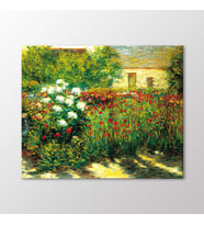 Arty Tablo Giverny'de Bahçe, 1890 Tablo (Karışık)