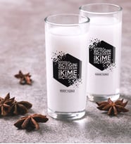 BK Gift Kişiye Özel Renkli Baskılı Önce Kiminle İçtiğini Bileceksin İkili Rakı Bardağı Seti-4 (Beyaz)