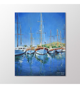 Arty Tablo Yelkenliler Tablo (Karışık)