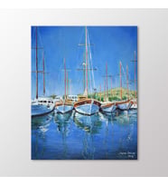 Arty Tablo Yelkenliler Tablo (Karışık)