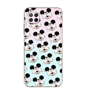 Mickey Tasarımlı Süper Şeffaf Silikon Telefon Kılıfı Huawei P40 Lite