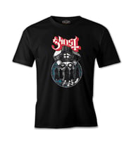 Ghost Siyah Erkek Tshirt