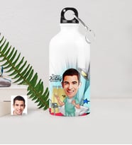 BK Gift Kişiye Özel Bay Cerrah Karikatürlü Metal Suluk 500 Ml 1