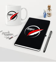 BK Gift Kişiye Özel Avukat Temalı Siyah Defter Kalem Kupa Seti - 13 (Model 1)