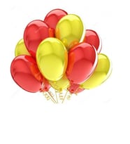 30 Adet Sarı Kırmızı Karışık Balon ( Balonlar Sönüktür)