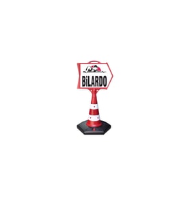 Bilardo Temalı Uyarı ve Yönlendirme Ok Dubası
