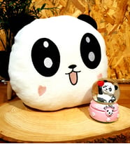 Sevimli Panda Kar Küresi Ve 3D Panda Yastık Arkadaşa Hediye