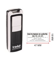 TRODAT 9512 CEP KAŞE  - İSİM YAZILI KALEM HEDİYELİ