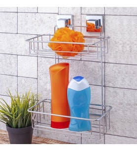 Banyo Rafı 2 Katlı Paslanmaz Krom EasyFix