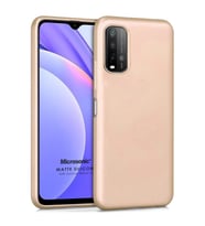 Microsonic Matte Silicone Xiaomi Redmi 9T Kılıf Gold