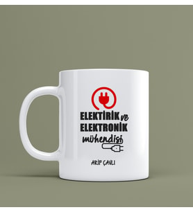 Elektrik ve Elektronik Mühendisleri İçin Kupa Bardak Kişiye Özel Hediye S61