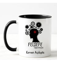Felsefe Öğretmeni Kupa Bardağı Siyah
