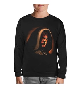 Darth Maul Siyah Çocuk Sweatshirt