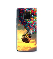 Yukarı Bak Balon Tasarımlı Süper Şeffaf Silikon Telefon Kılıfı Huawei Mate 20 Pr