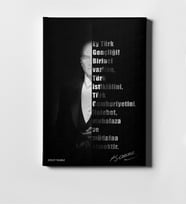 BK Gift Kişiye Özel Atatürk Kanvas Tablo 50x70cm 24