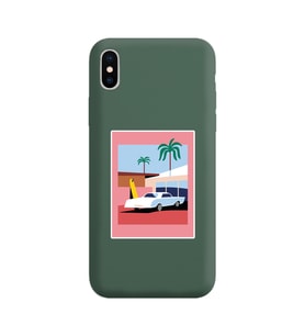 Koyu Yeşil Lansman Kılıf iPhone X